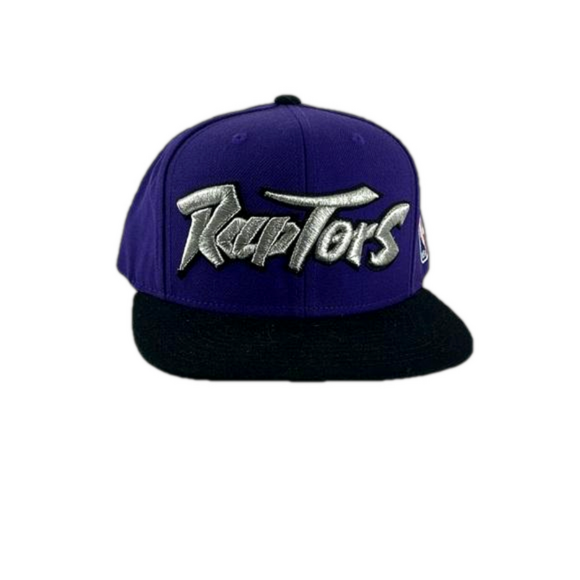Mitchell & Ness Raptors Purple Fabric NBA Hardwood Classics Cap - Picture 1 of 8
